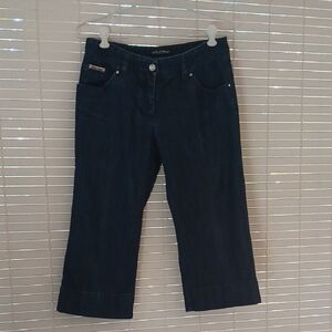 Dolce & Gabbana Dark Blue Cropped Jeans